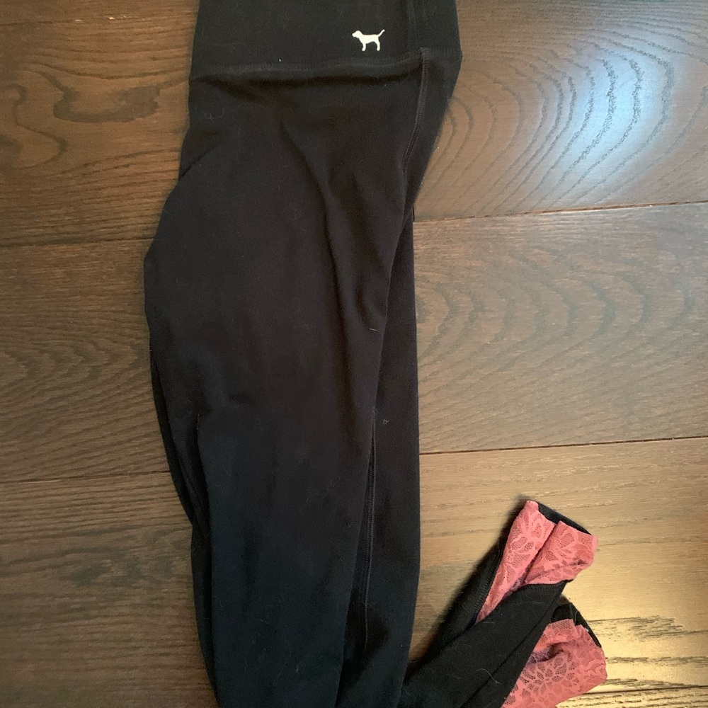 Pink yoga pants